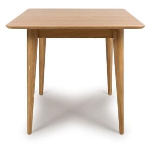 Javion Wooden Dining Table Square In Natural Oak