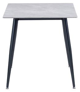 Luna Sintered Stone Dining Table Square In Rebecca Grey