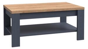 Belgin Wooden Coffee Table In Riviera Oak And Navy