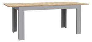 Belgin Wooden Extending Dining Table In Grey And Oak