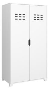 Luna Wooden Wardrobe With 2 Doors In Pure White