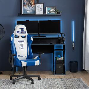 R2D2 Hero Faux Leather Childrens Computer Gaming Chair In Blue