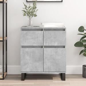 Urbino Wooden Sideboard With 2 Door 1 Drawer In Concrete Effect