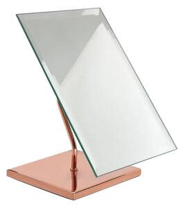 Cardiff Dressing Mirror In Rose Gold Plated Frame