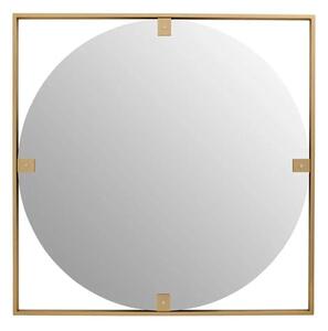 Mainz Square Wall Mirror With Gold Metal Frame