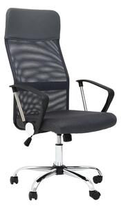 Brent Fabric Home Office Chair In Grey