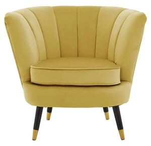 Lagos Velvet Accent Chair In Pistachio