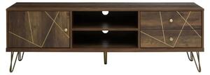 Flora Wooden TV Stand With 1 Door 2 Drawers In Veneering Effect