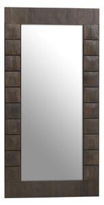 Layton Floor Mirror With Light Oak Solid Wood Frame