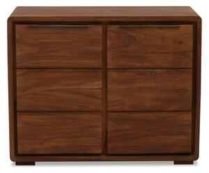 Saki Sheesham Wood Sideboard With 2 Doors In Acacia