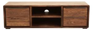 Saki Sheesham Wood TV Stand 1 Door 2 Drawers In Acacia