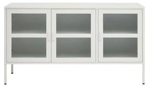 Accra Steel Display Cabinet With 3 Doors In White