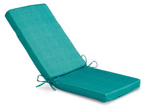 Plain Water Resistant Outdoor Chair Pad 42cm x 95cm Green