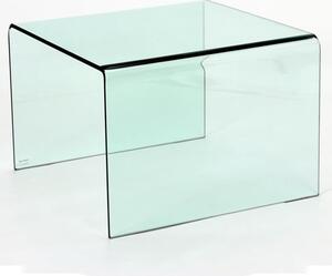 Afya Glass Lamp Table In Clear