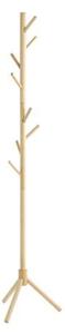 Flagstaff Solid Wood Coat Stand With 8 Hooks In Natural