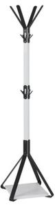 Duncan Metal Coat Stand In White And Black