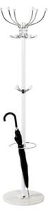 Ibiza Metal Coat Stand With Umbrella Holder In Chrome And Black