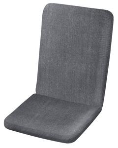 Plain Water Resistant Outdoor Chair Pad 42cm x 95cm Grey