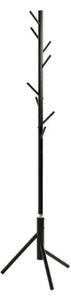 Halifax Metal Coat Stand With 8 Hooks In Black