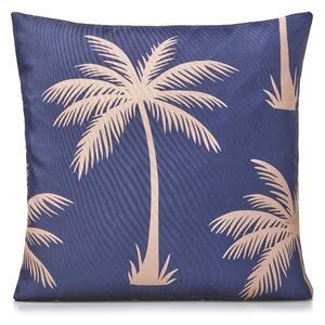 Palm 46cm x 46cm Water Resistant Outdoor Filled Cushion Blue