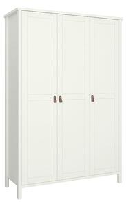 Tavira Wooden Wardrobe With 3 Doors In White