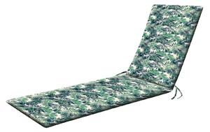 Jungle Water Resistant Outdoor Lounger Pad 60cm x 180cm Green
