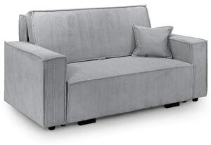 Cadiz Fabric 2 Seater Sofa Bed In Grey