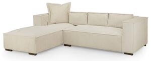 Charlie Fabric Corner Sofa Left Hand In Natural