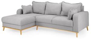 Buxton Fabric Left Hand Corner Sofa In Grey