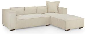 Charlie Fabric Corner Sofa Right Hand In Natural