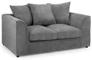 Hyeres Fabric 2 Seater Sofa In Grey