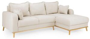 Buxton Fabric Right Hand Corner Sofa In Beige