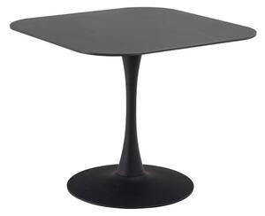 Macon Ceramic Dining Table Square In Grantham Matt Black