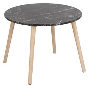 Ravello Marble Coffee Table Round In Emperador Brown