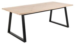 Malang Wooden Dining Table Rectangular In White Pigmented Oak