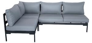 Elements Black Modular 4 Seater Corner Sofa Black