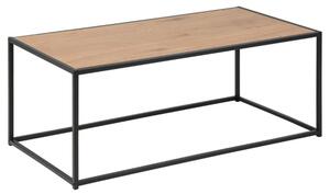 Salvo Wooden Coffee Table Rectangular In Matt Wild Oak