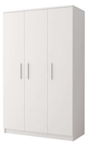 Oxnard Wooden Wardrobe With 3 Doors In Matt White