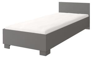 Oxnard Wooden Single Bed In Matt Grey