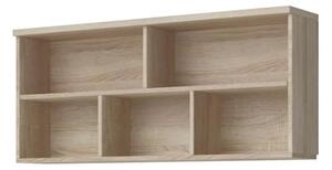 Oxnard Wooden Wall Shelf Rectangular In Sonoma Oak