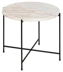 Avilla Marble Stone Side Table Large In White Guangxi