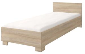 Oxnard Wooden Single Bed In Sonoma Oak