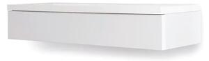 Narva Wooden Floating Dressing Table With 1 Drawer In White