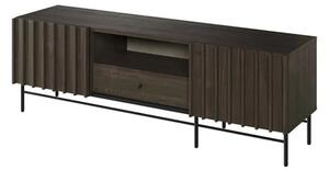 Prato Wooden TV Stand With 2 Doors 1 Drawer In Portland Ash