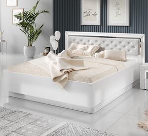 Allen Wooden Super King Size Bed In White