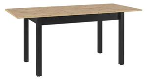 Qesso Extending Wooden Dining Table In Artisan Oak