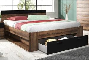 Biloxi Wooden Divan King Size Bed In Monastery Oak