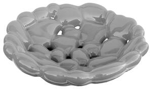 Yukon Ceramic Bubble Dish In Grey