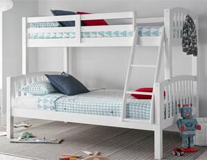 Mainz Solid Pinewood Triple Sleeper Bunk Bed In White