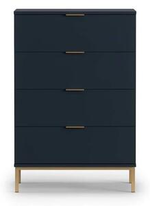 Pavia Wooden Chest Of 4 Drawers In Navy